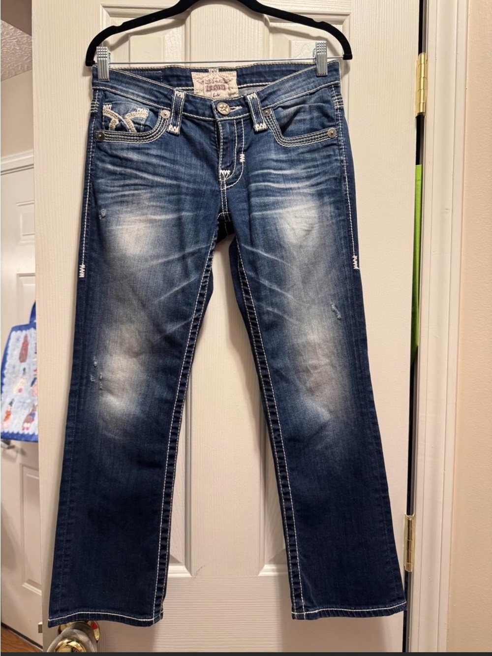 Women’s Big Star Jeans Distressed Dark Wash